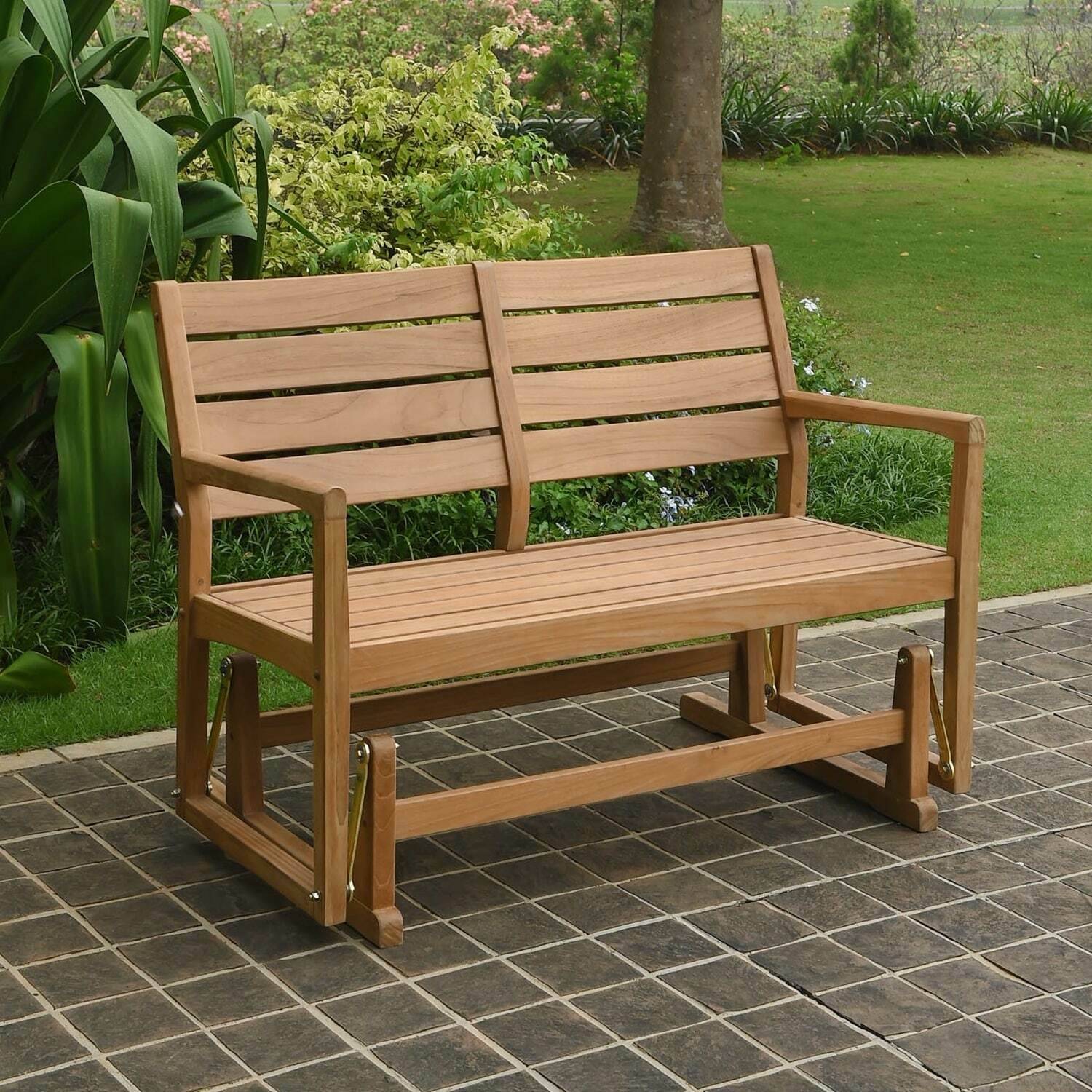 17 Outdoor Teak Garden Benches Ideas You Cannot Miss | SharonSable