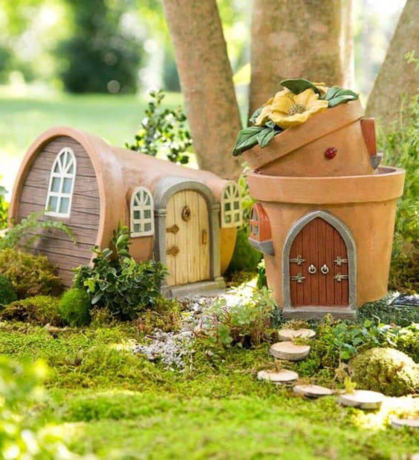 Clay Fairy House