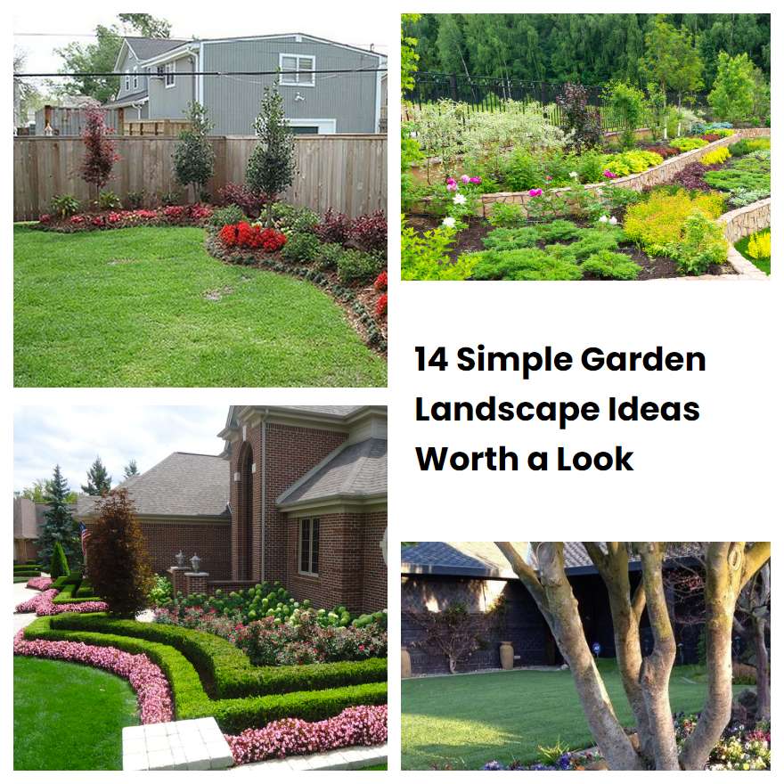 14 Simple Garden Landscape Ideas Worth a Look