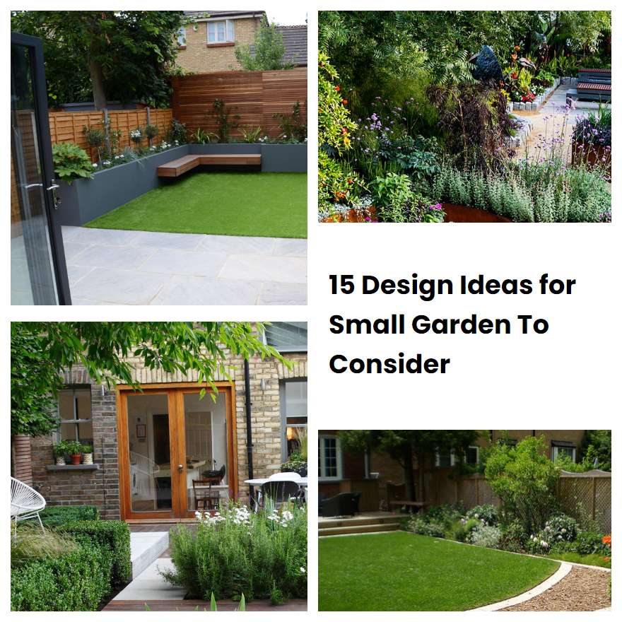 15 Design Ideas for Small Garden To Consider | SharonSable