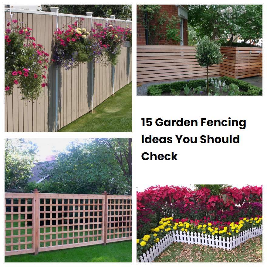 15 Garden Fencing Ideas You Should Check Sharonsable