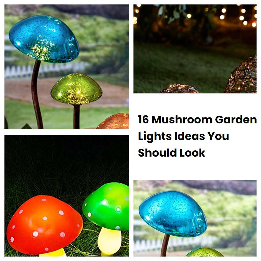 16 Mushroom Garden Lights Ideas You Should Look | SharonSable