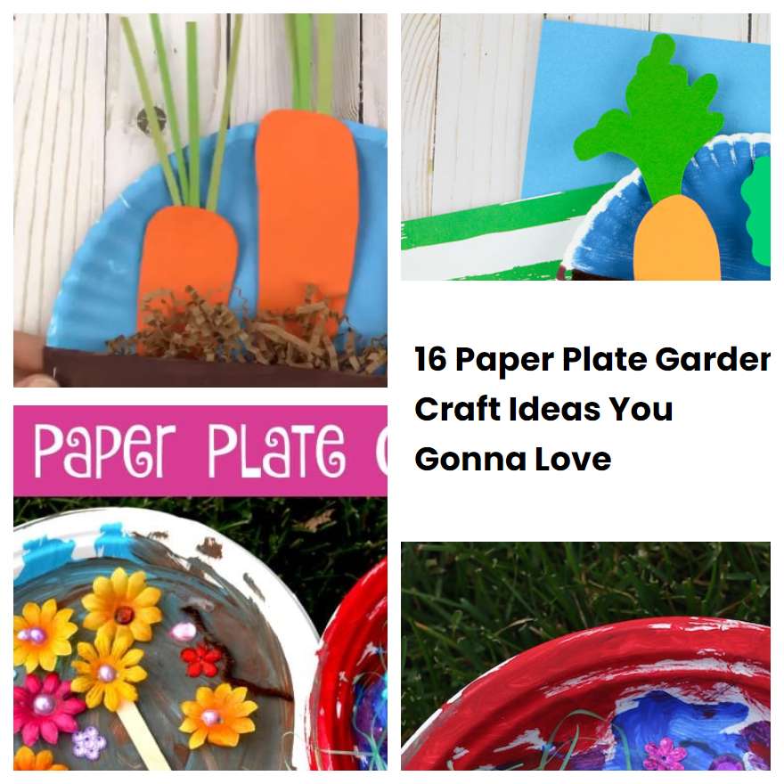 16 Paper Plate Garden Craft Ideas You Gonna Love | SharonSable