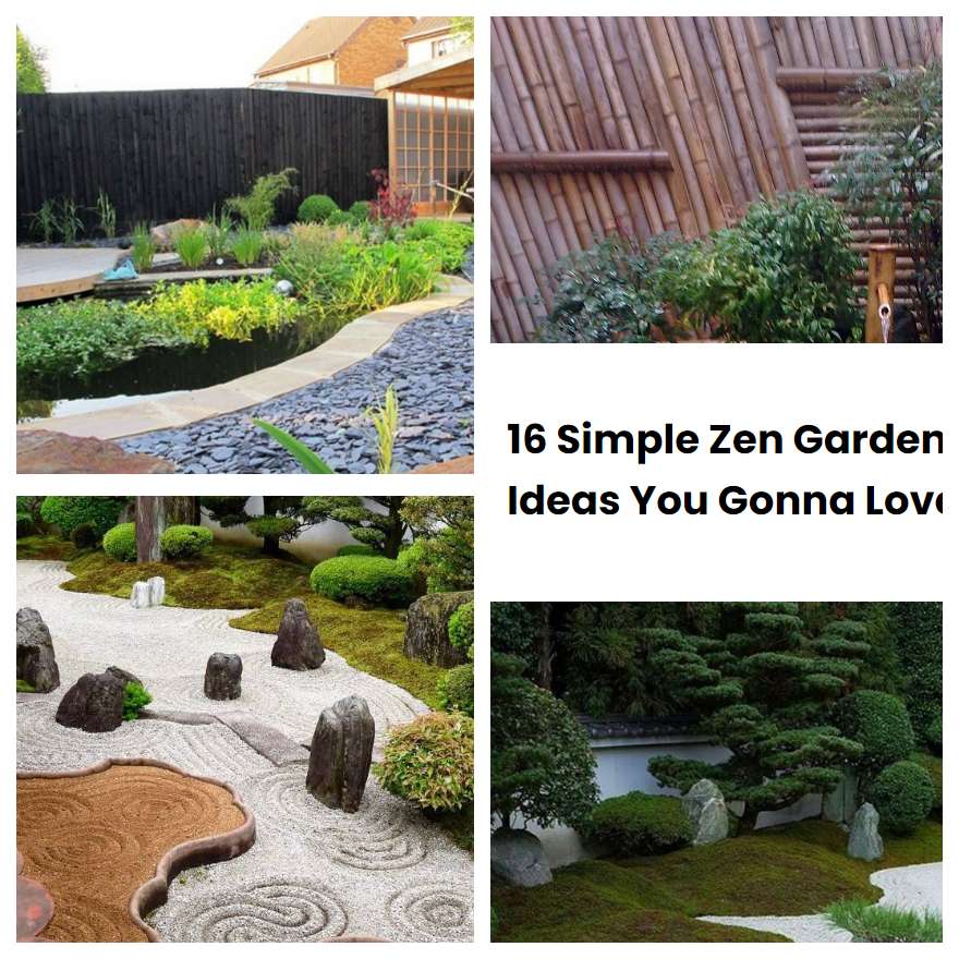 16 Simple Zen Garden Ideas You Gonna Love SharonSable