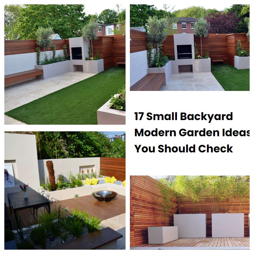 17 Small Backyard Modern Garden Ideas You Should Check | SharonSable