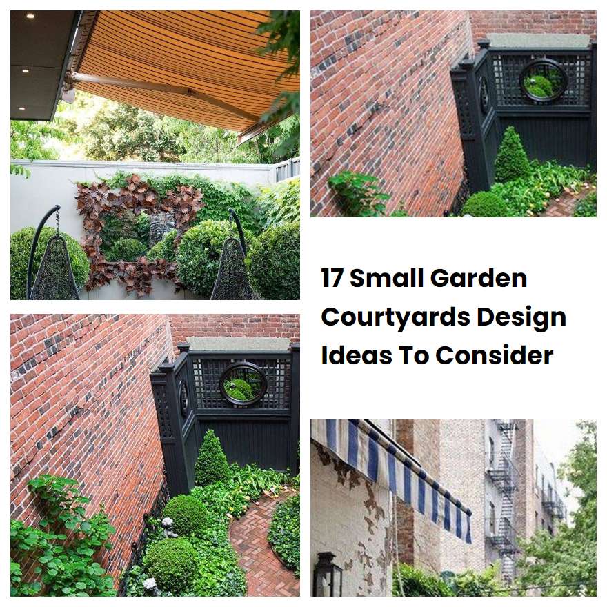 17 Small Garden Courtyards Design Ideas To Consider