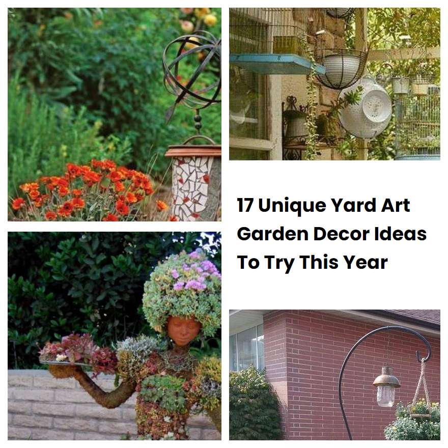 17 Unique Yard Art Garden Decor Ideas To Try This Year | SharonSable