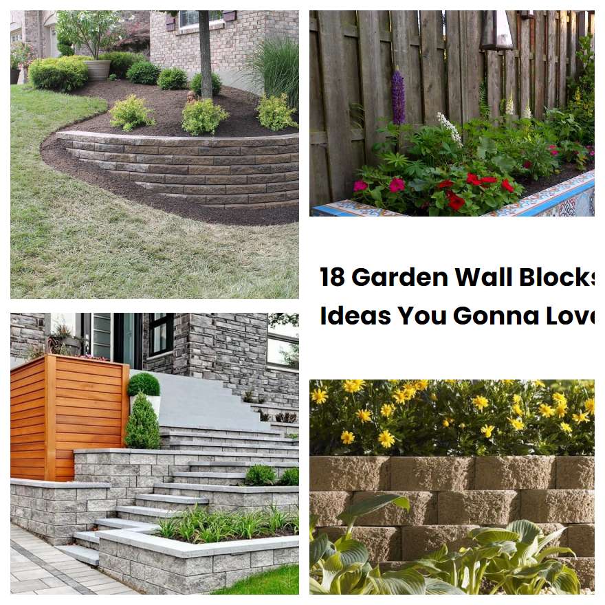 18 Garden Wall Blocks Ideas You Gonna Love Sharonsable 9335