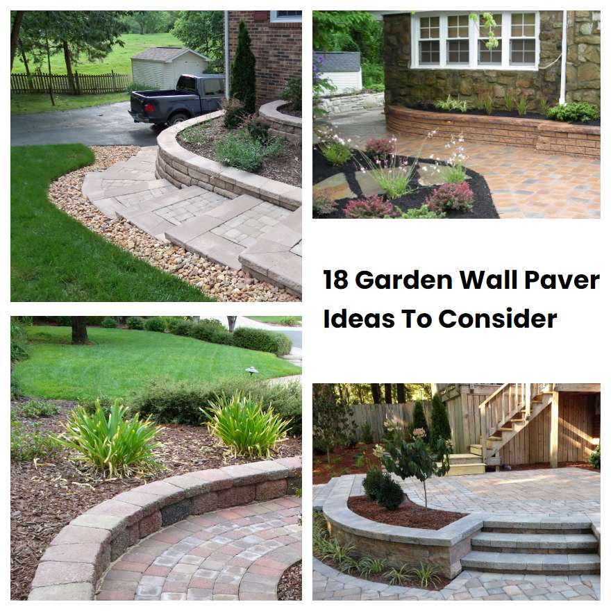 18 Garden Wall Pavers Ideas To Consider | SharonSable