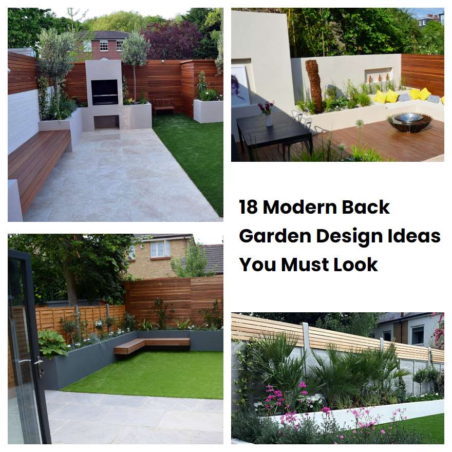 18 Modern Back Garden Design Ideas You Must Look | SharonSable