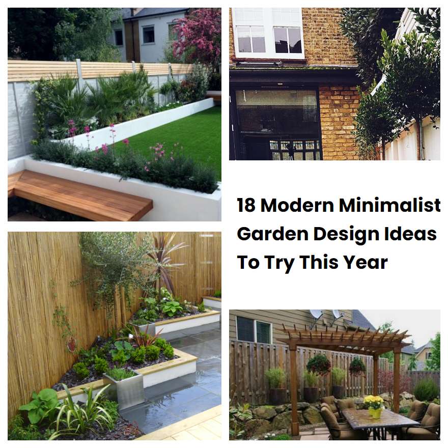 18 Modern Minimalist Garden Design Ideas To Try This Year | SharonSable