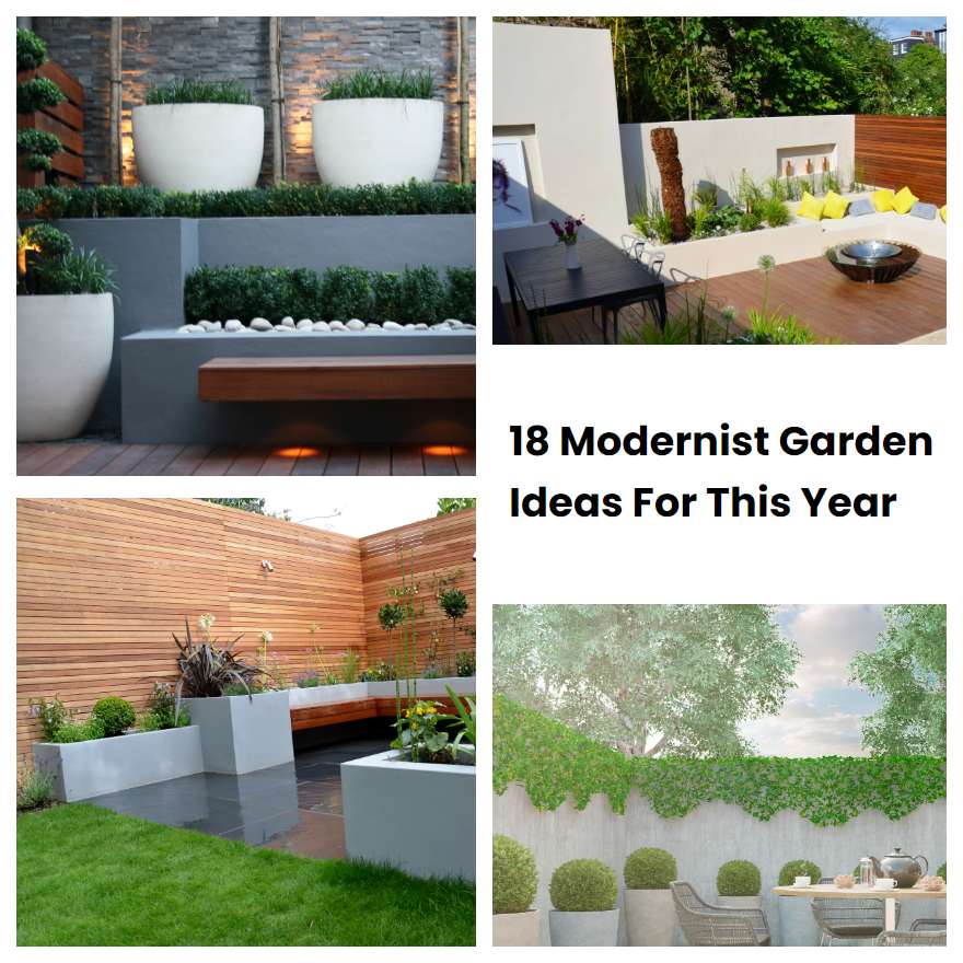 18 Modernist Garden Ideas For This Year | SharonSable