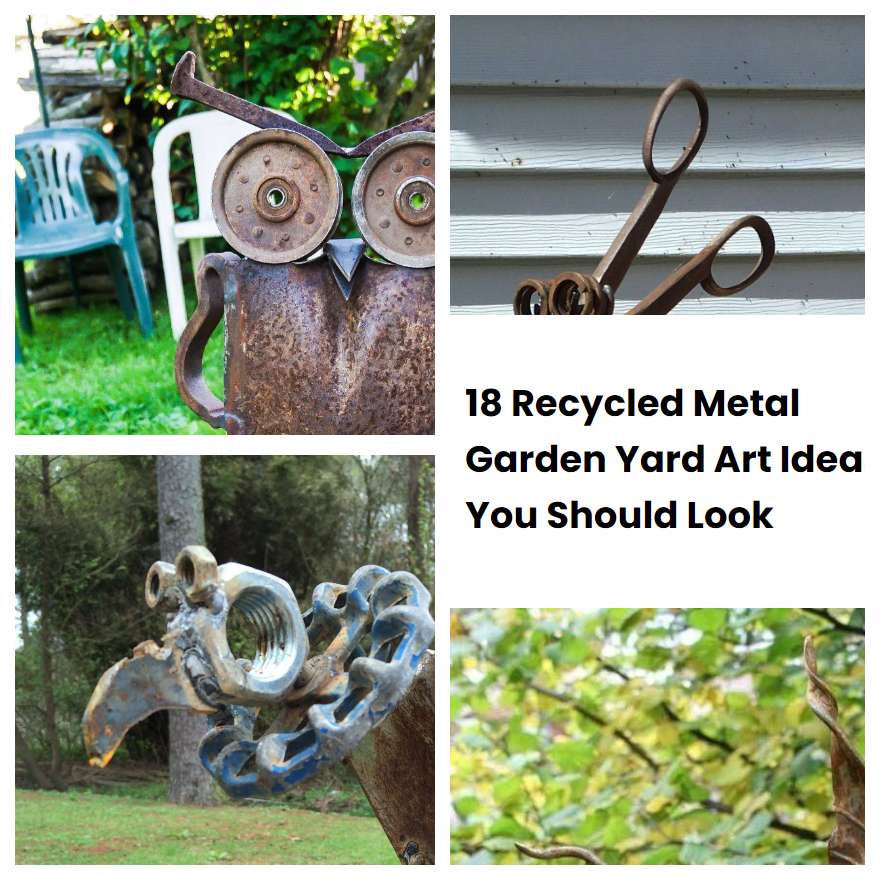 18 Recycled Metal Garden Yard Art Ideas You Should Look | SharonSable