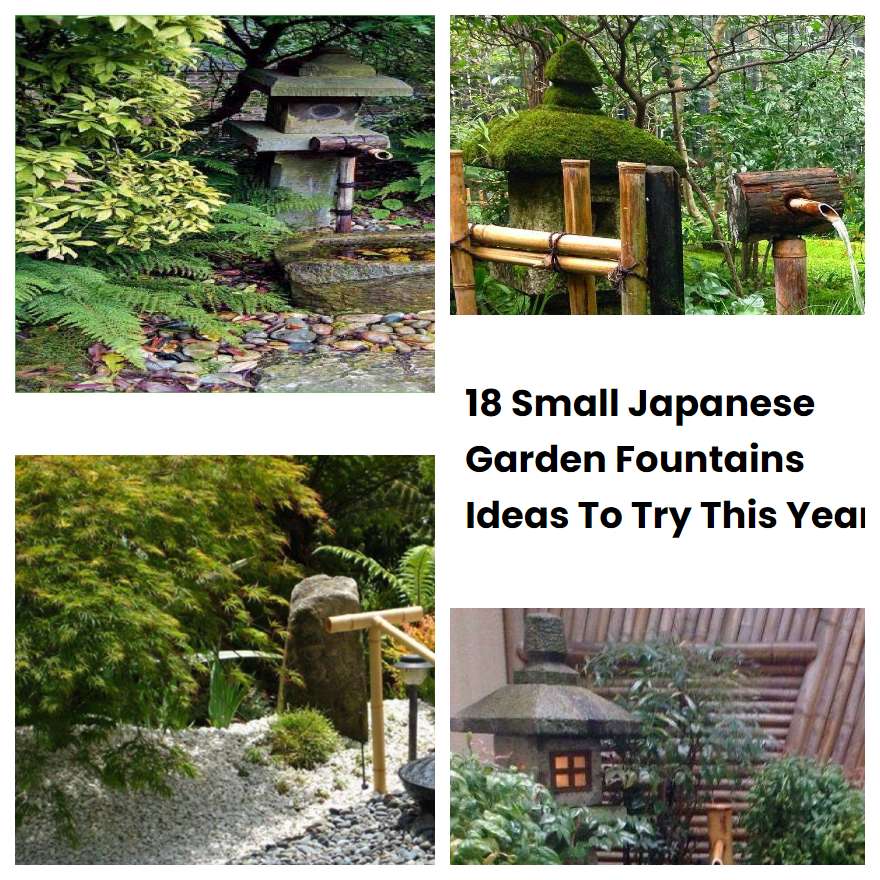 18 Small Japanese Garden Fountains Ideas To Try This Year