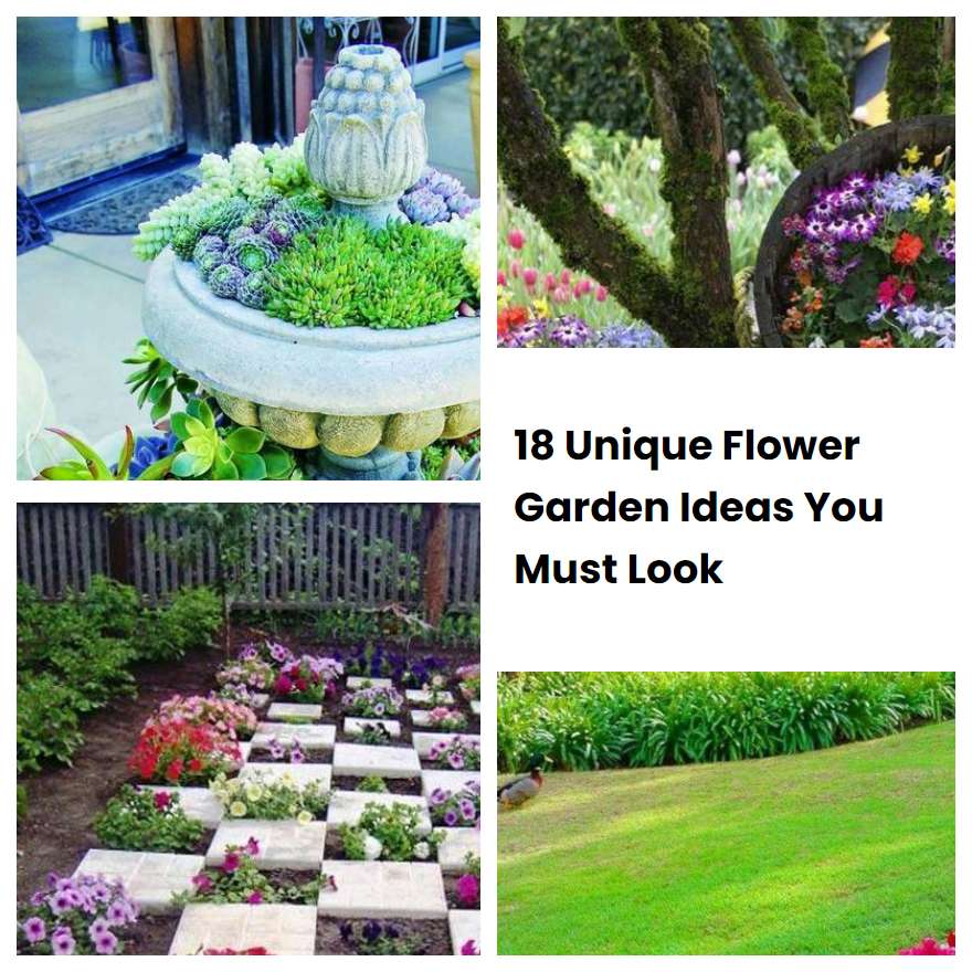 18 Unique Flower Garden Ideas You Must Look | SharonSable