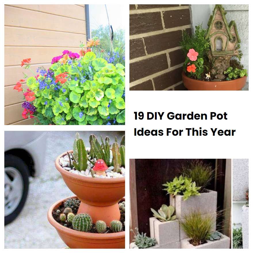 19 DIY Garden Pot Ideas For This Year | SharonSable