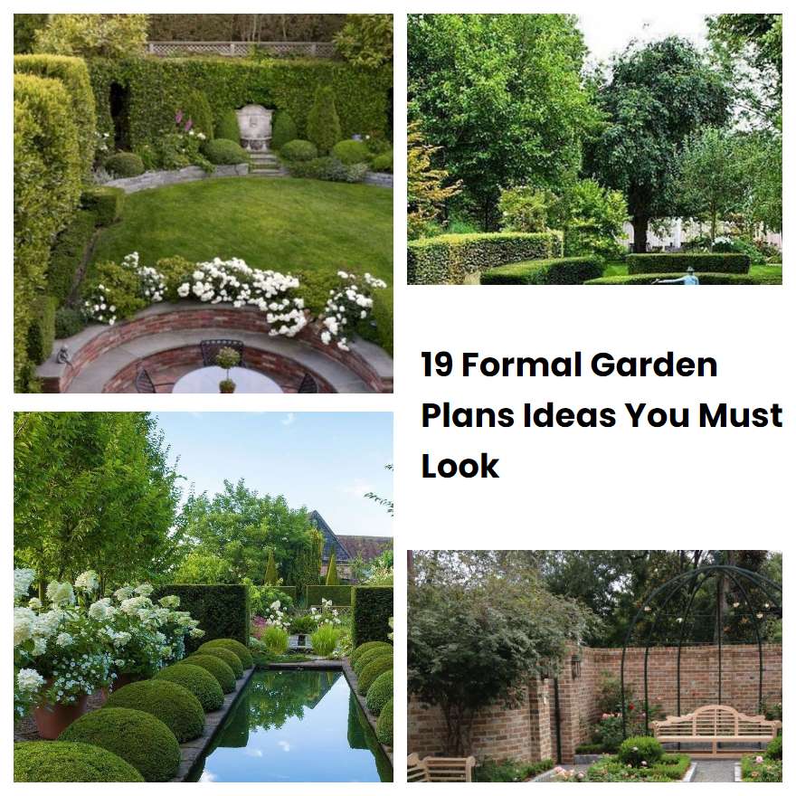 19 Formal Garden Plans Ideas You Must Look | SharonSable