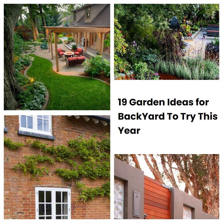 19 Garden Ideas for BackYard To Try This Year | SharonSable