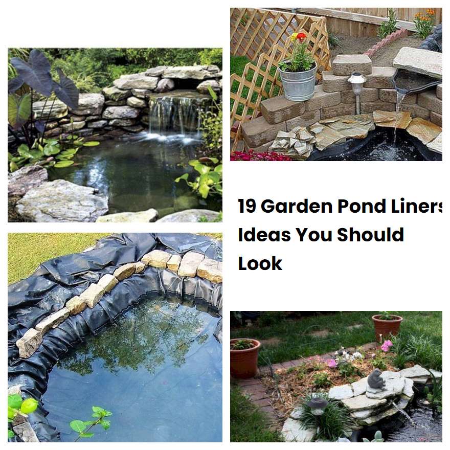 19 Garden Pond Liners Ideas You Should Look | SharonSable