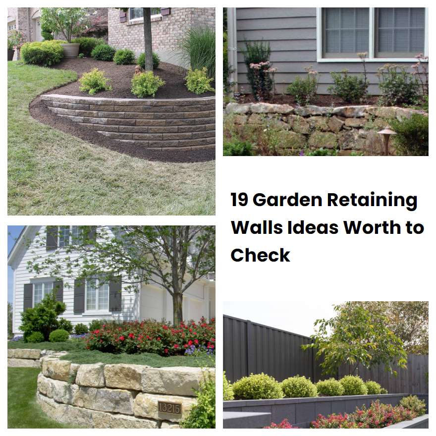 19 Garden Retaining Walls Ideas Worth to Check | SharonSable