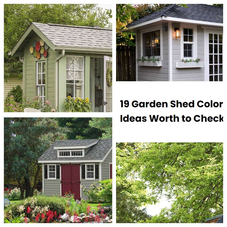 19 Garden Shed Color Ideas Worth to Check | SharonSable