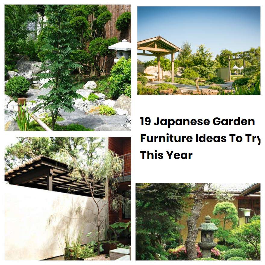 19 Japanese Garden Furniture Ideas To Try This Year | SharonSable