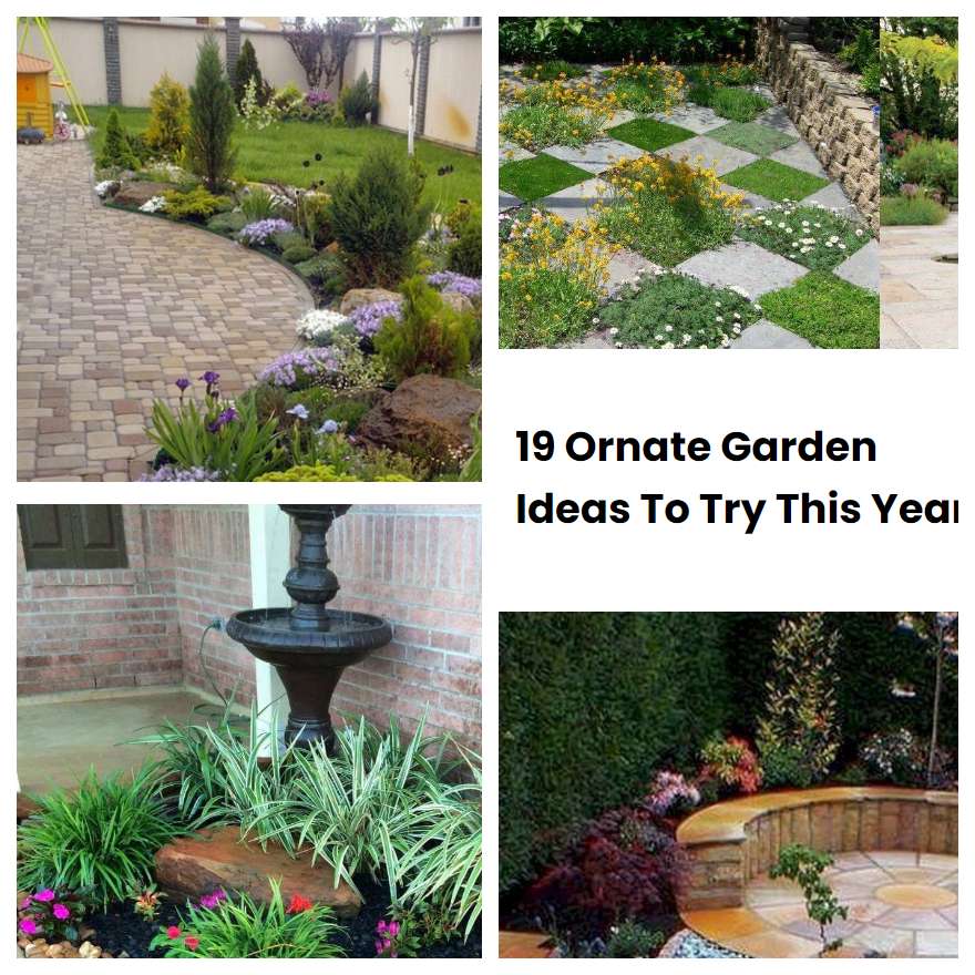 19 Ornate Garden Ideas To Try This Year | SharonSable