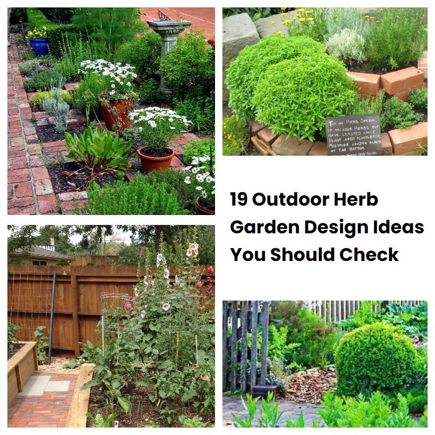 19 Outdoor Herb Garden Design Ideas You Should Check | SharonSable