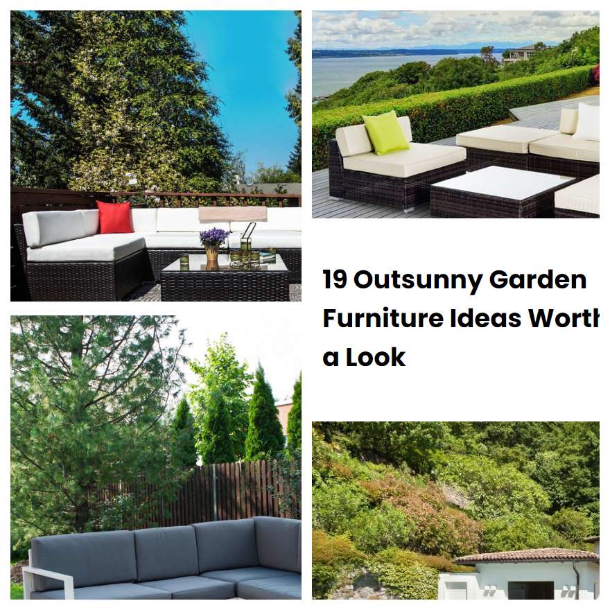 19 Outsunny Garden Furniture Ideas Worth a Look | SharonSable