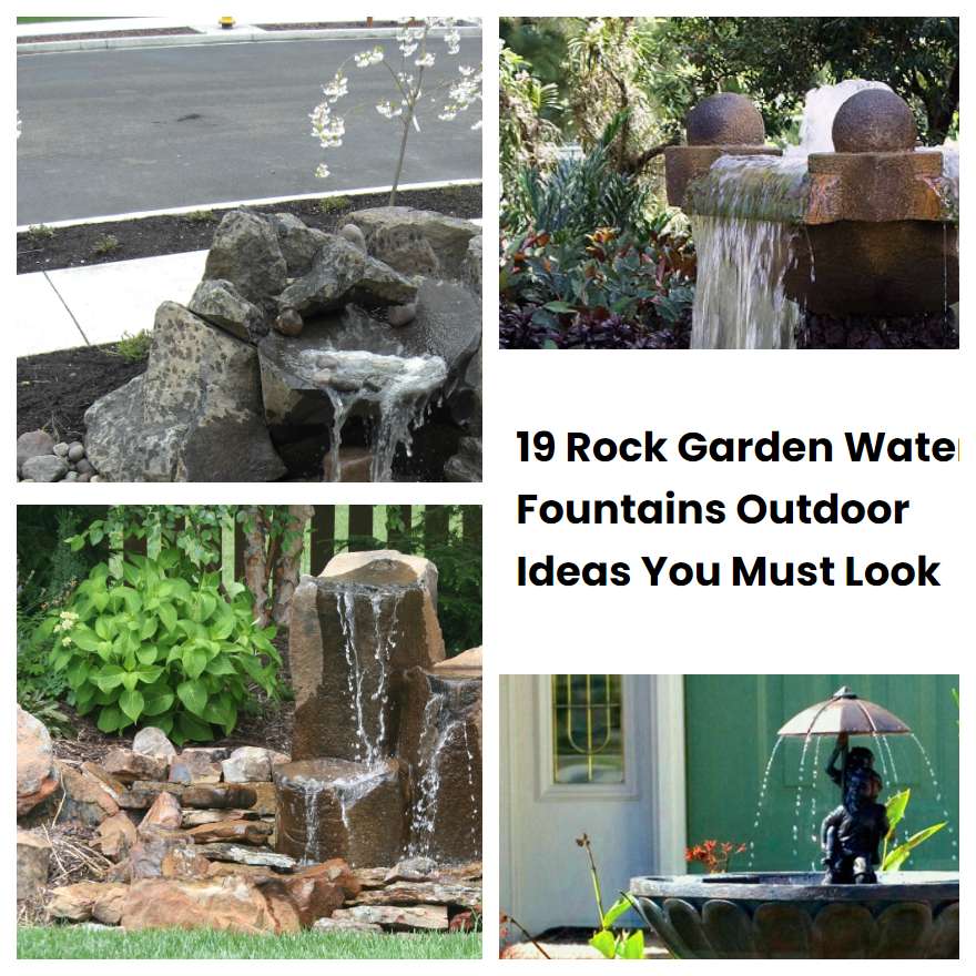 19 Rock Garden Water Fountains Outdoor Ideas You Must Look | SharonSable