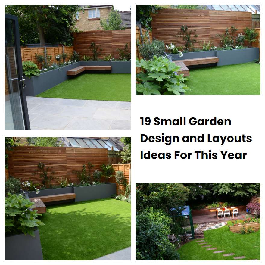 19 Small Garden Design and Layouts Ideas For This Year | SharonSable