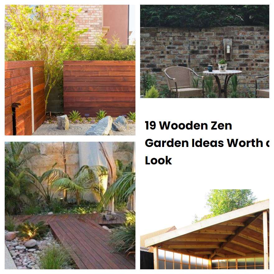 19 Wooden Zen Garden Ideas Worth a Look | SharonSable