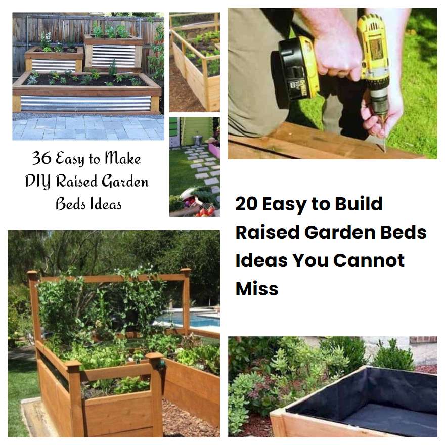 20 Easy to Build Raised Garden Beds Ideas You Cannot Miss