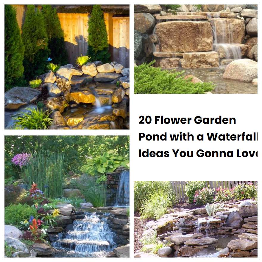 20 Flower Garden Pond with a Waterfall Ideas You Gonna Love | SharonSable