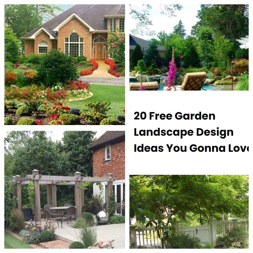 20 Free Garden Landscape Design Ideas You Gonna Love SharonSable