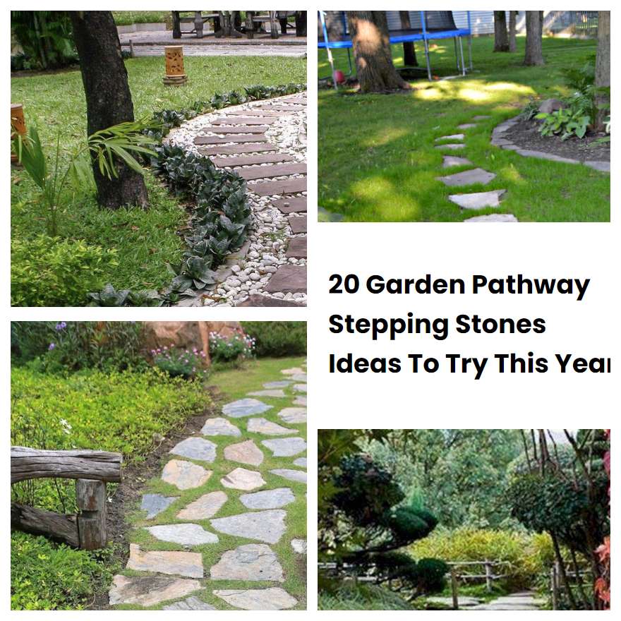 20 Garden Pathway Stepping Stones Ideas To Try This Year | SharonSable