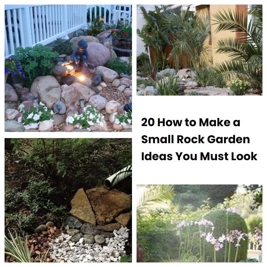 20 How to Make a Small Rock Garden Ideas You Must Look | SharonSable