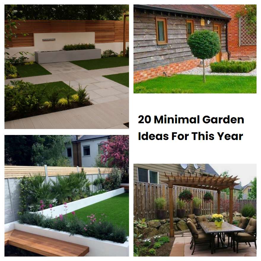 20 Minimal Garden Ideas For This Year | SharonSable