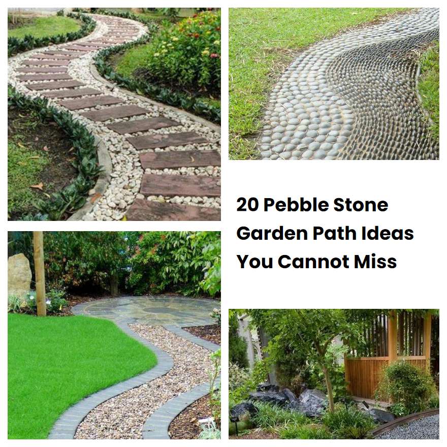 20 Pebble Stone Garden Path Ideas You Cannot Miss 