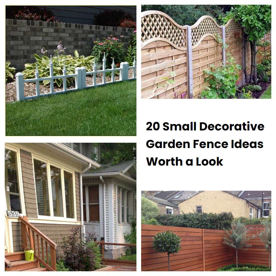 20 Small Decorative Garden Fence Ideas Worth a Look | SharonSable