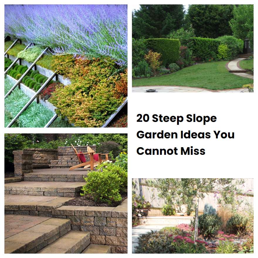 20 Steep Slope Garden Ideas You Cannot Miss