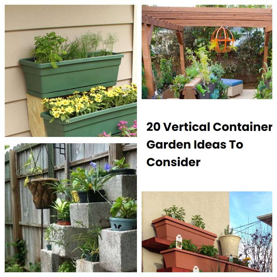 20 Vertical Container Garden Ideas To Consider | SharonSable