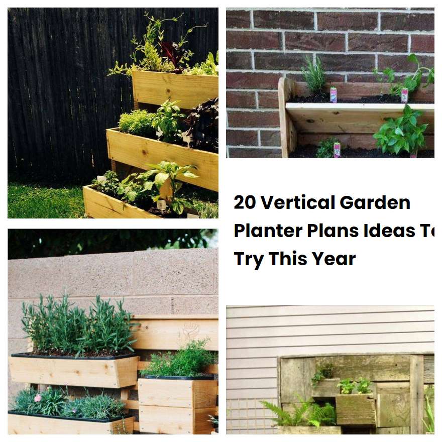 20 Vertical Garden Planter Plans Ideas To Try This Year | SharonSable