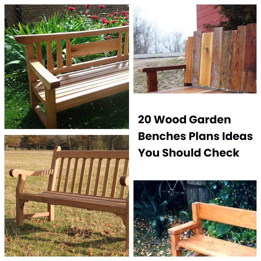 20 Wood Garden Benches Plans Ideas You Should Check Sharonsable