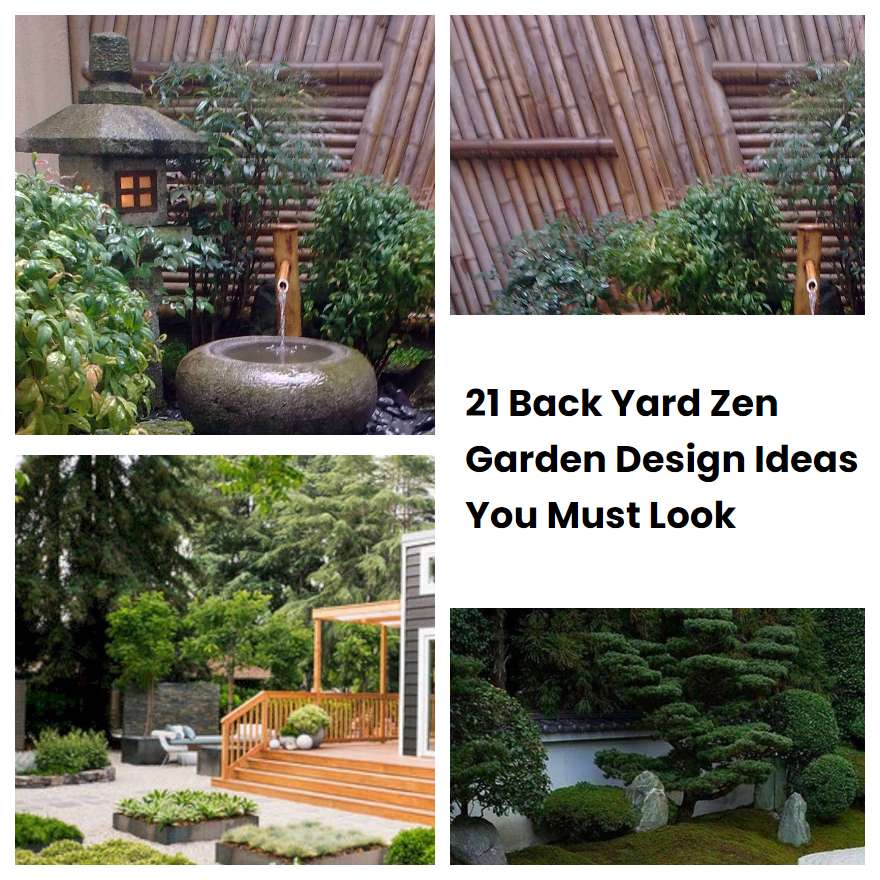 21 Back Yard Zen Garden Design Ideas You Must Look | SharonSable