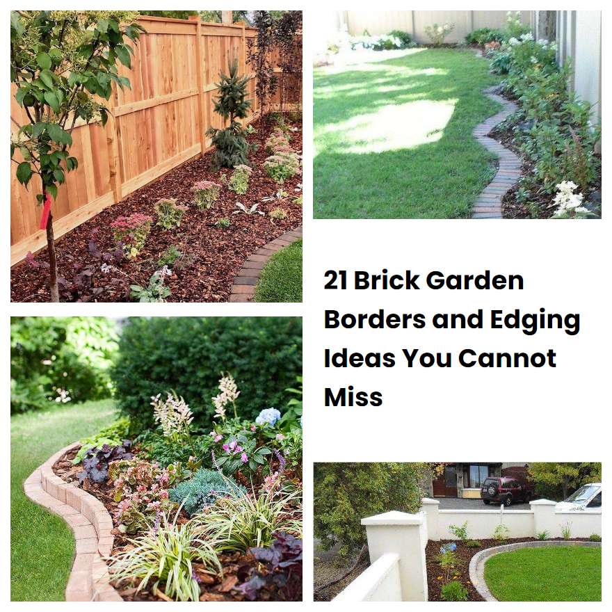 21 Brick Garden Borders and Edging Ideas You Cannot Miss | SharonSable