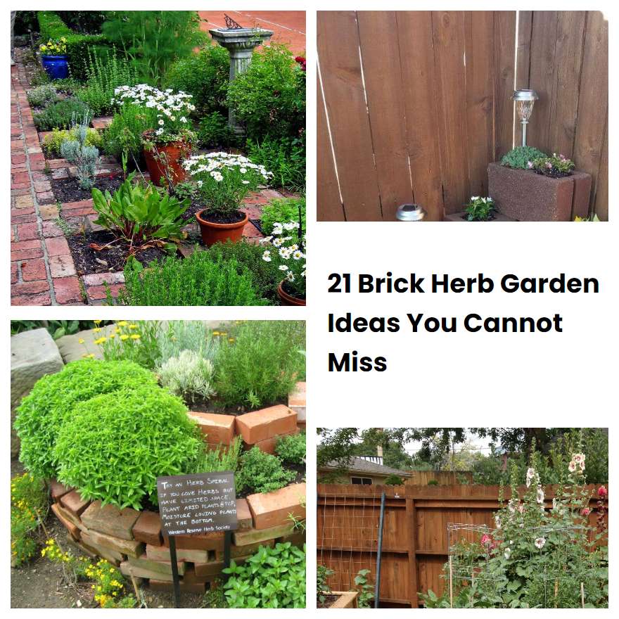 21 Brick Herb Garden Ideas You Cannot Miss