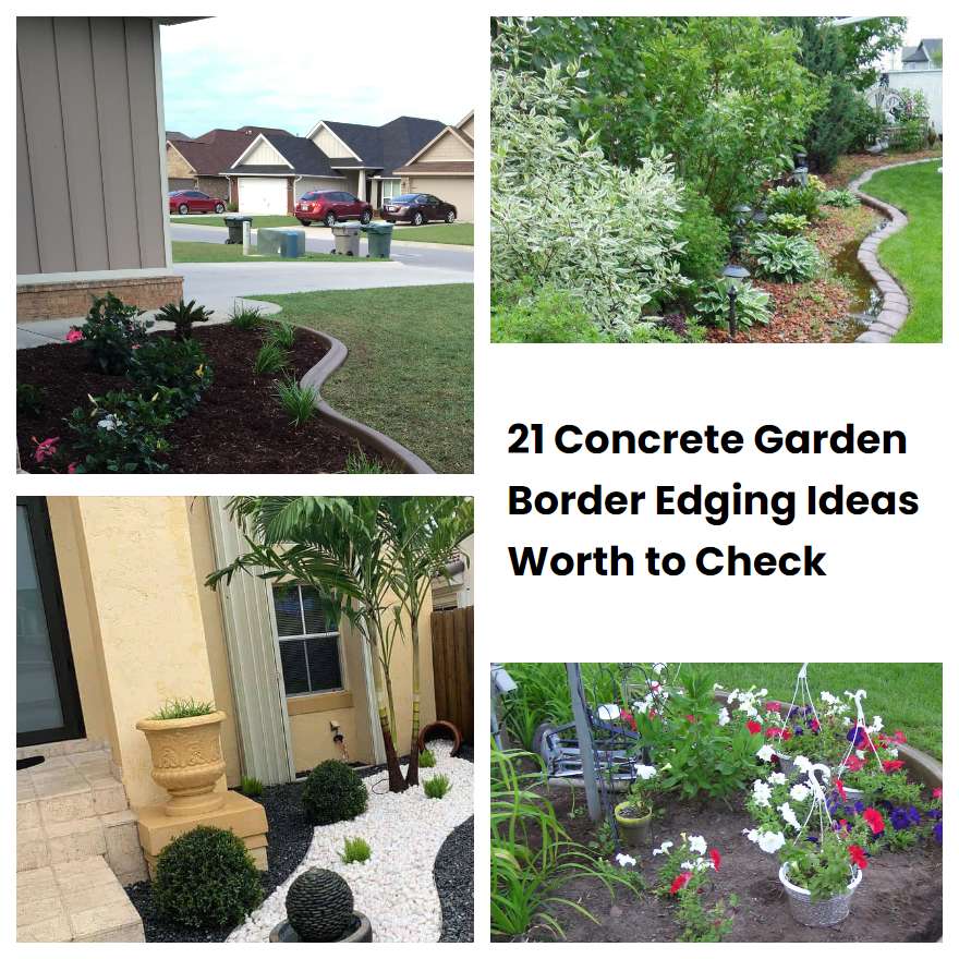 21 Concrete Garden Border Edging Ideas Worth to Check SharonSable