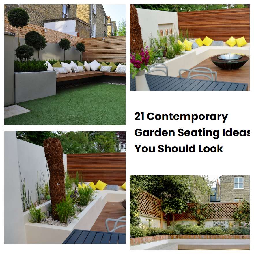 21 Contemporary Garden Seating Ideas You Should Look | SharonSable