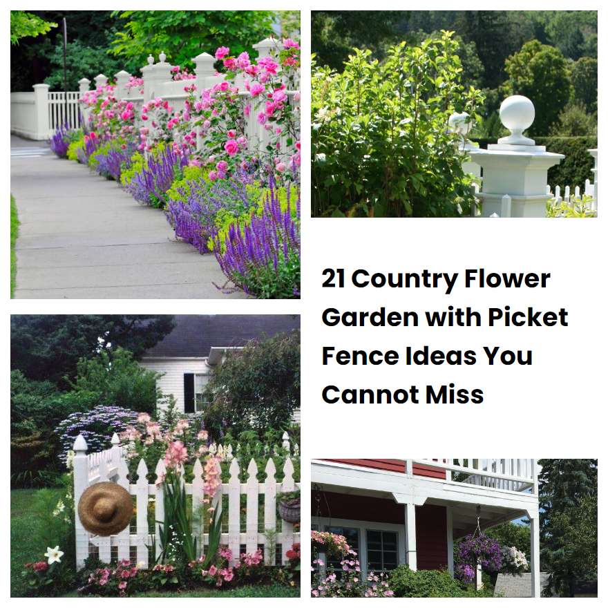 21 Country Flower Garden With Picket Fence Ideas You Cannot Miss Sharonsable 8017